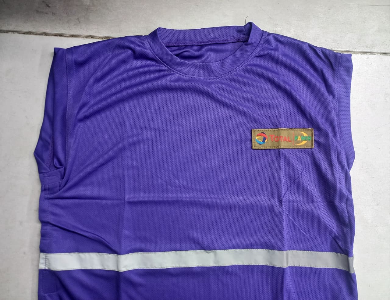 KB wear TOTAL PARCO style uniform - petroleum company attire