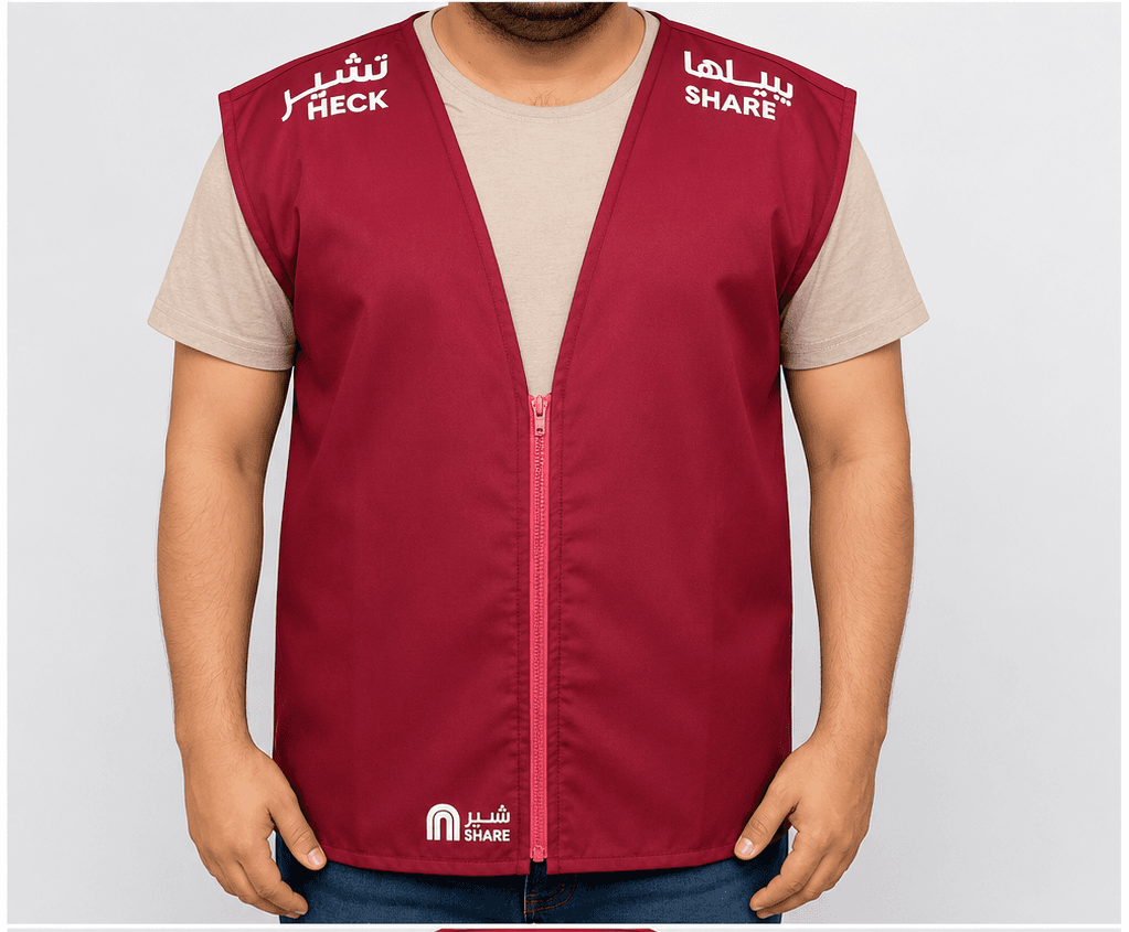 Majid Al Futtaim SHARE loyalty vest manufactured by KBwear