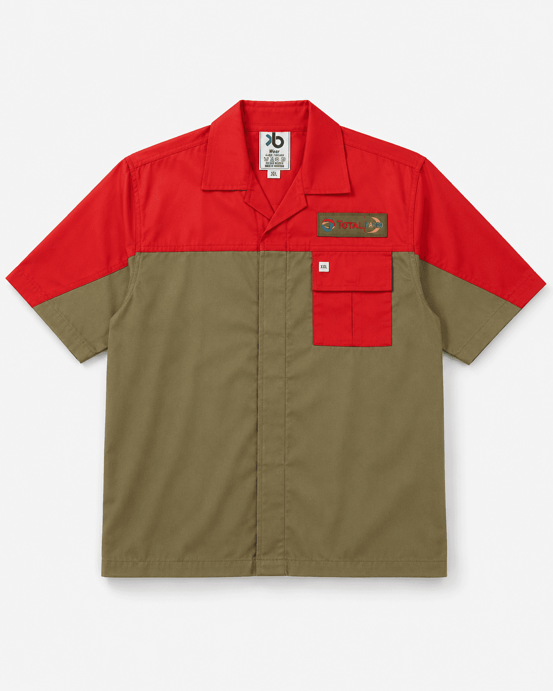 TOTAL PARCO Dangri two-tone work shirt manufactured by KBwear