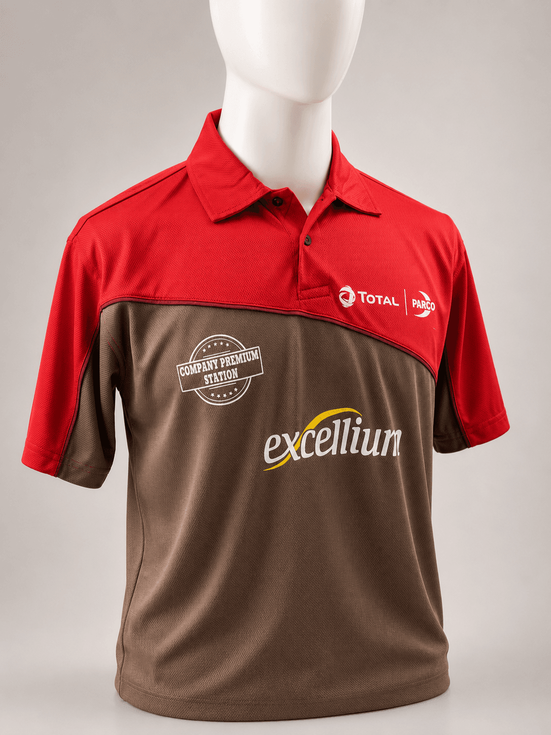 TOTAL PARCO Premium Station polo manufactured by KBwear