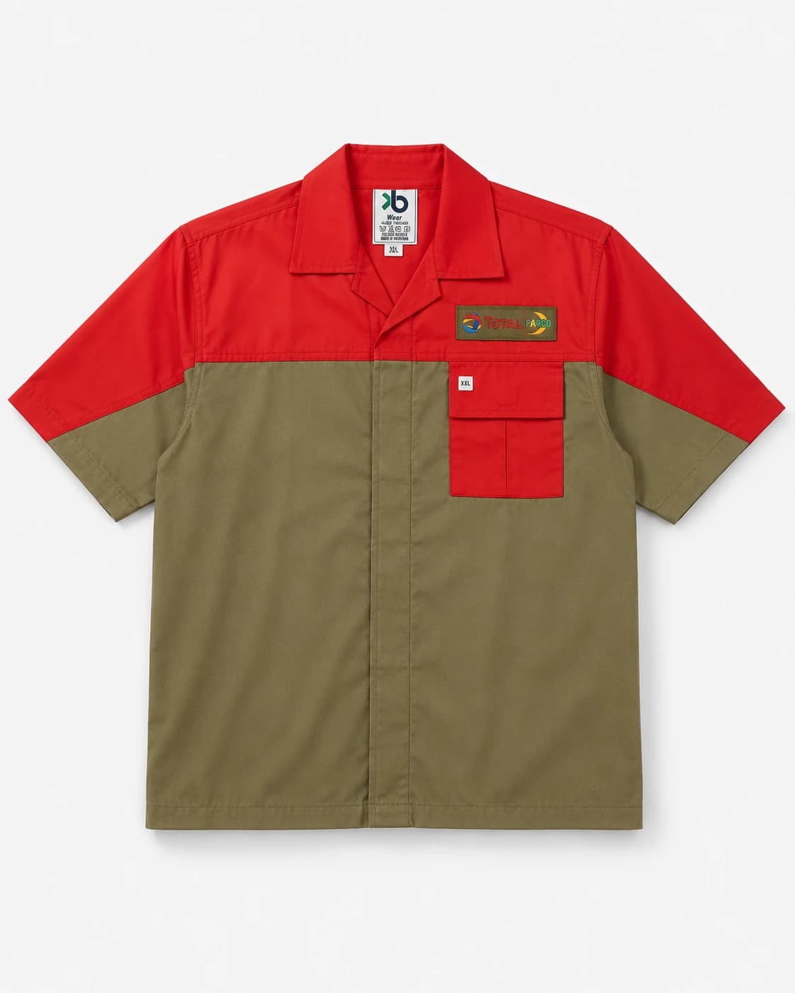 TOTAL PARCO Dangri two-tone work shirt manufactured by KBwear